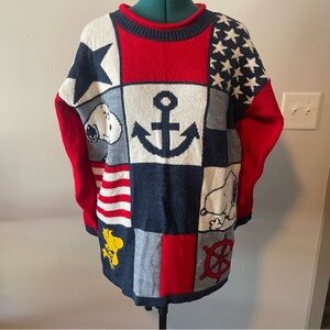 VTG Snoopy Rollneck Sweater M